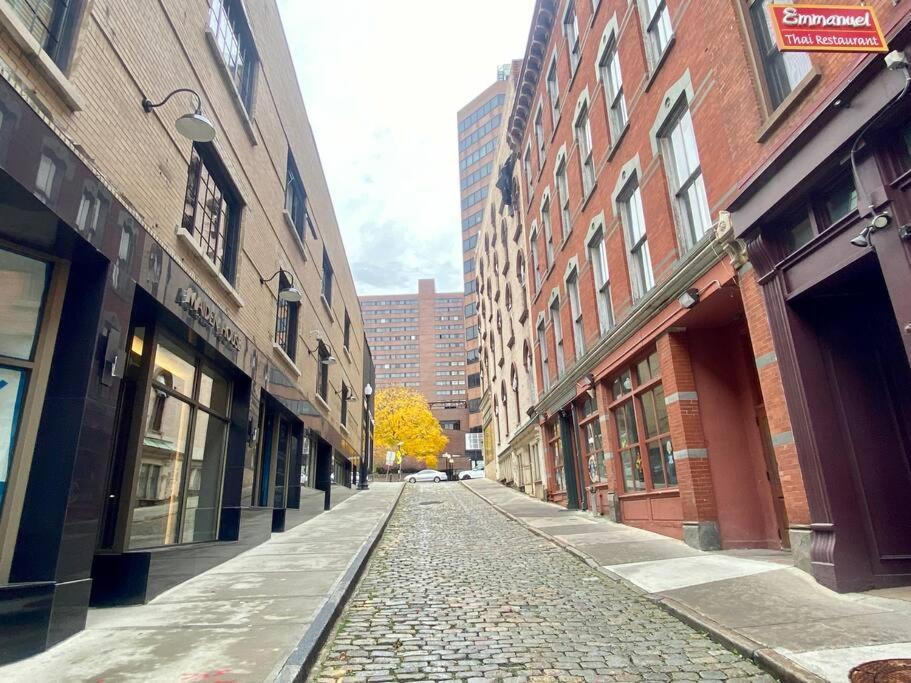 Downtown Albany 1 Bed + Workstation @ Maiden Lane Apartment Ngoại thất bức ảnh